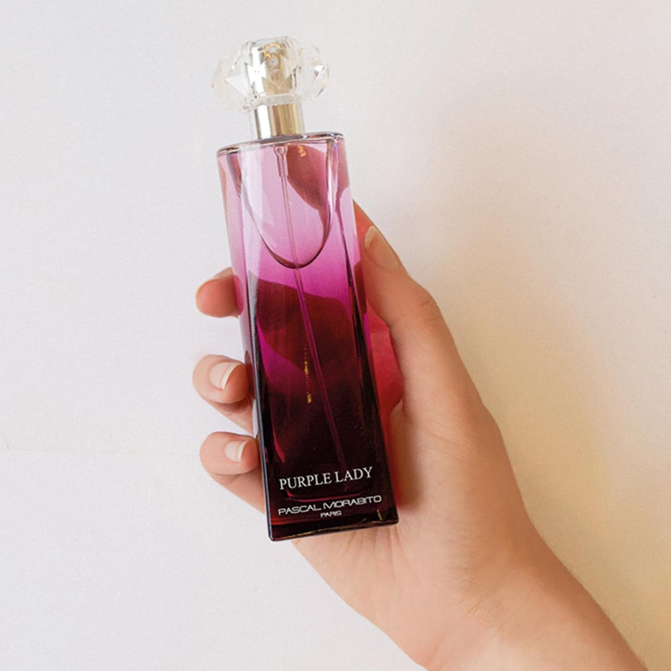 Purple Lady By Pascal Morabito - Eau De Parfum - Perfume For Women - Long Lasting Fragrance - Spray For Her With Notes Of Lemon, Vanilla, Orange Blossom & Cedar - 3.3 Oz