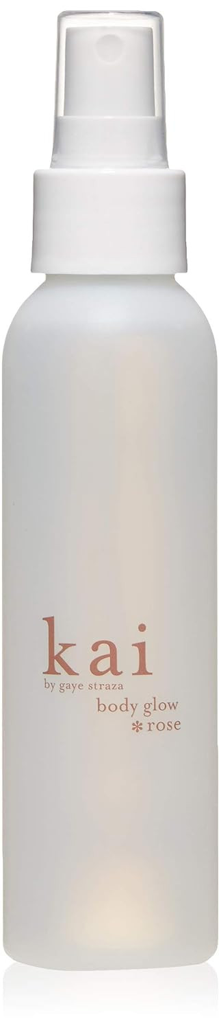 Kai Body Glow Rose, 4 Fl Oz, Dry Body Oil With Jojoba, Chamomile, Cucumber Extracts, Moisturizes And Leaves A Radiant Glow With A Fresh + Clean Fragrance, Layered With Rose Absolute, Made In The Usa