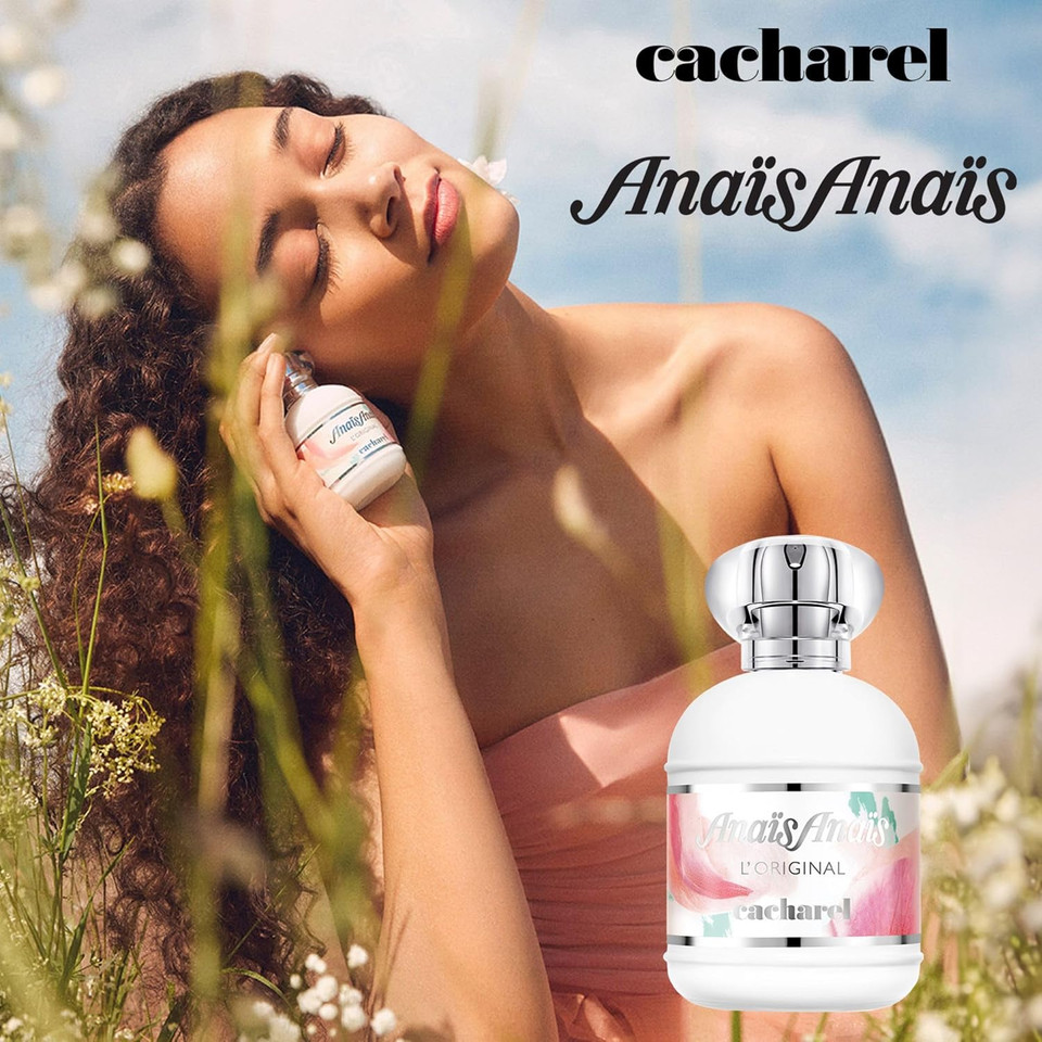 Cacharel Anais Anais, Eau De Toilette For Women, Floral, Green With Notes Of White Lily & Musk