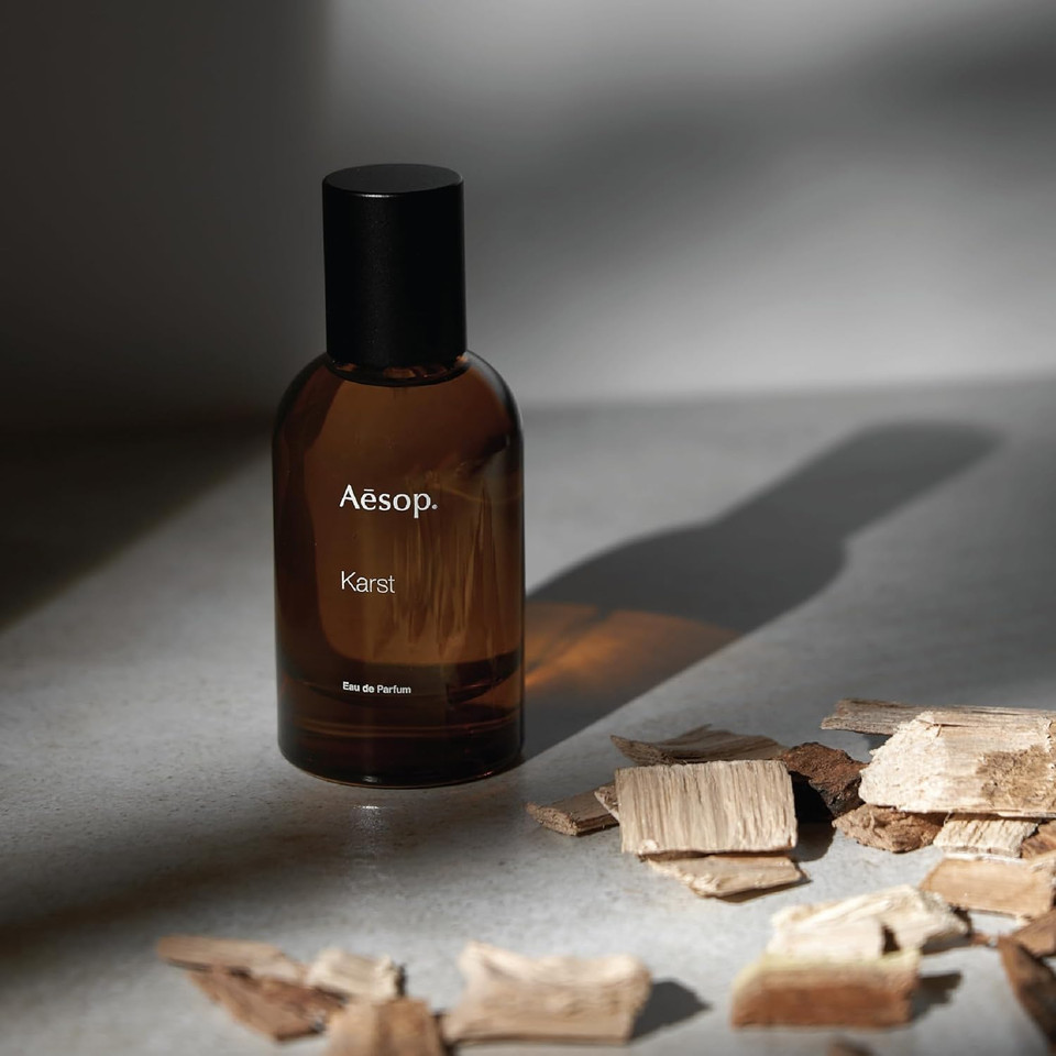 Aesop Karst Eau De Parfum  Fresh, Herbaceous Marine Fragrance With Juniper, Rosemary, And Vetiver | 1.6 Oz