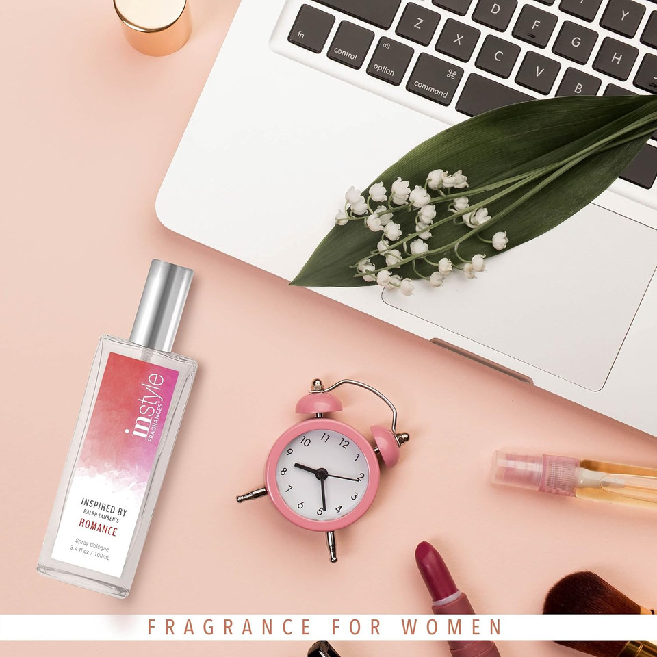 Instyle Fragrances | Inspired By Ralph Lauren'S Romance | WomenS Eau De Toilette | Vegan, Paraben Free, Phthalate Free | Never Tested On Animals | 3.4 Fluid Ounces