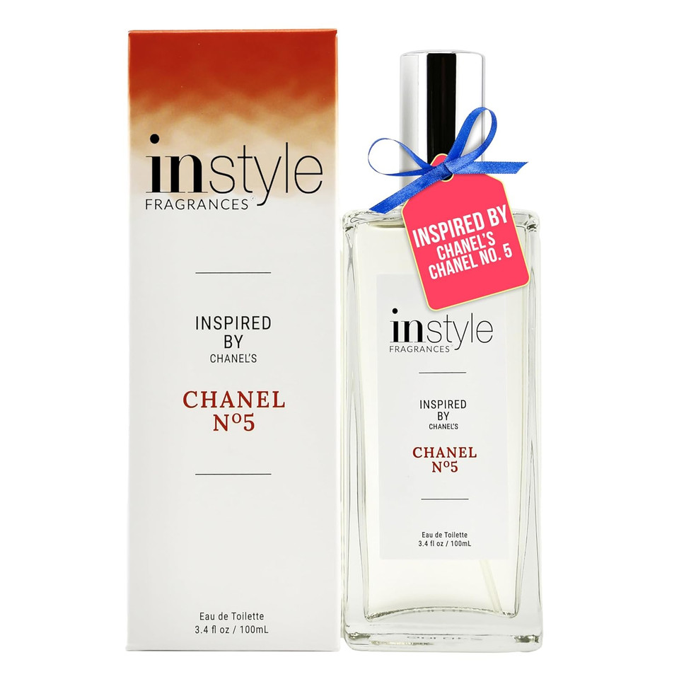 Instyle Fragrances, Inspired By Chanel'S Chanel No. 5, Eau De Toilette, Fragrance For Women, Vegan, Paraben Free, Never Tested On Animals, 3.4 Fluid Ounces