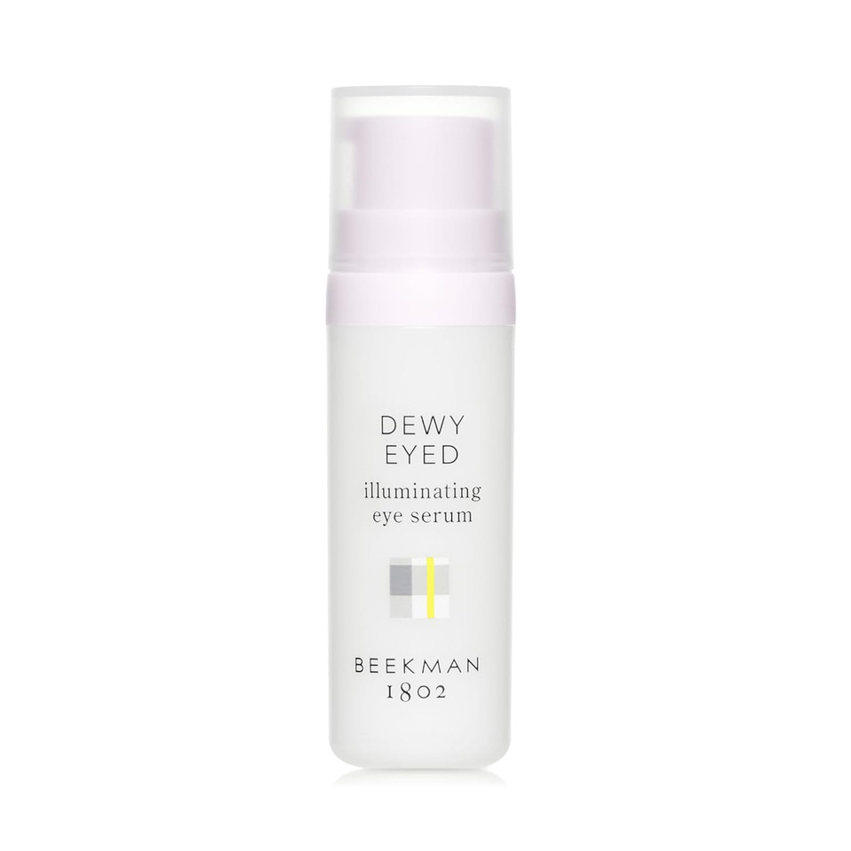 Beekman 1802 Dewy Eyed Illuminating Eye Serum - Fragrance Free - 0.16 Oz - Reduces Puffiness & Dark Circles - With Goat Milk & Aloe Vera - Good For Sensitive Skin - Cruelty Free