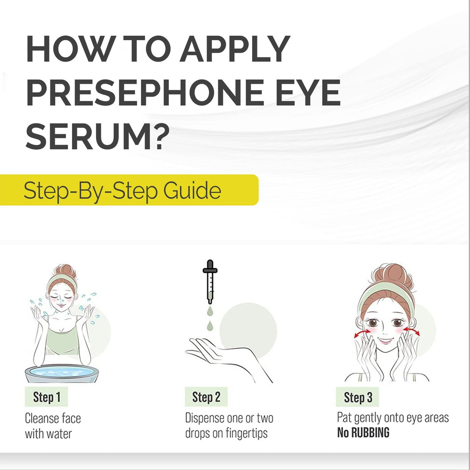 Persephone Eye Serum Oil | Sacha Inchi Oil, Bisabolol And Vitamin C & E | Eye Serum For Wrinkles, Finelines And Dark Circle (30 Ml)