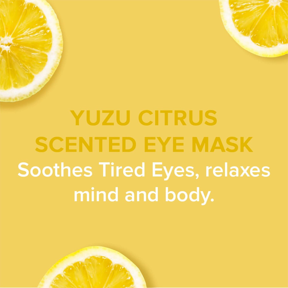 Megrhythm By Kao Gentle Steam Eye Mask, Citrus, Soothing Steam Eye Mask, Rejuvenates Eyes, Reduces Tension, 5 Count, Dermatologist And Ophthalmologist Tested