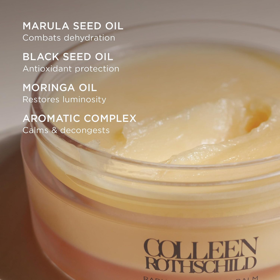 Colleen Rothschild Radiant Cleansing Balm | Deeply Cleanses, Soothes, Removes Makeup & Impurities | Restores Luminosity | Calms & Decongests | Combats Dehydration