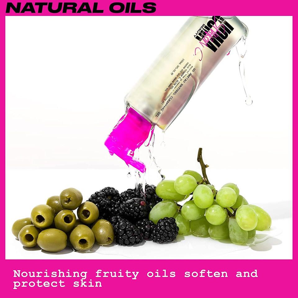 Uoma Cleansing Oil By Sharon C - Go Awf Au Naturel Cleansing Oil. Face Wash & Make Up Remover For All Skin Types, Hydrating Oil Cleanser With Natural Oils & Vitamin E. Vegan Skincare 150Ml