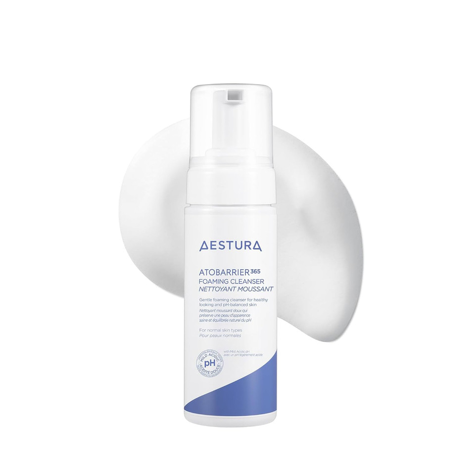 Aestura Atobarrier365 Gentle Ph-Balanced Foaming Cleanser With Ceramides | Korean Face Wash For Skin Moisture Barrier Repair, Hydrating Formula, Suitable For Dry Skin, 150Ml / 5.07 Oz Aestura Atobarrier365 Gentle Ph-Balanced Foaming Cleanser With Ceramides | Korean Face Wash For Skin Moisture Barrier Repair, Hydrating Formula, Suitable For Dry Skin, 150Ml / 5.07 Oz