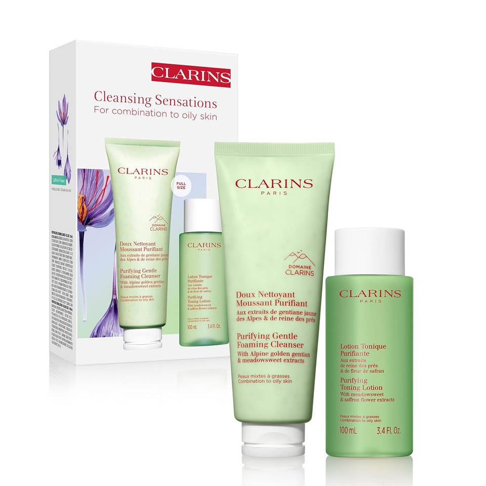 Clarins Purifying Gentle Foaming Face Cleanser | Cleanses, Purifies And Mattifies | Contains Salicylic Acid | Soap-Free | Sls-Free | Combination To Oily Skin Type