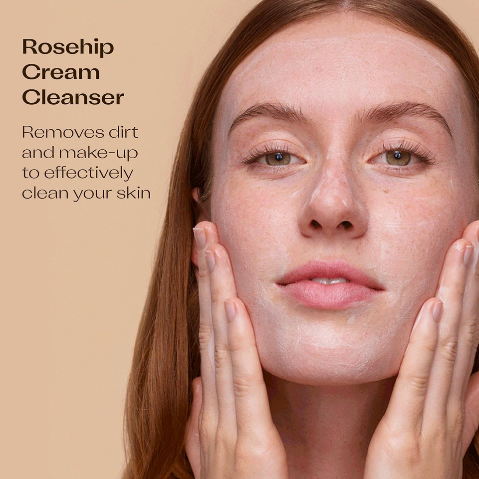 Trilogy Rosehip Cream Cleanser, New Formula With Prickly Pear, 3.38 Fl Oz
