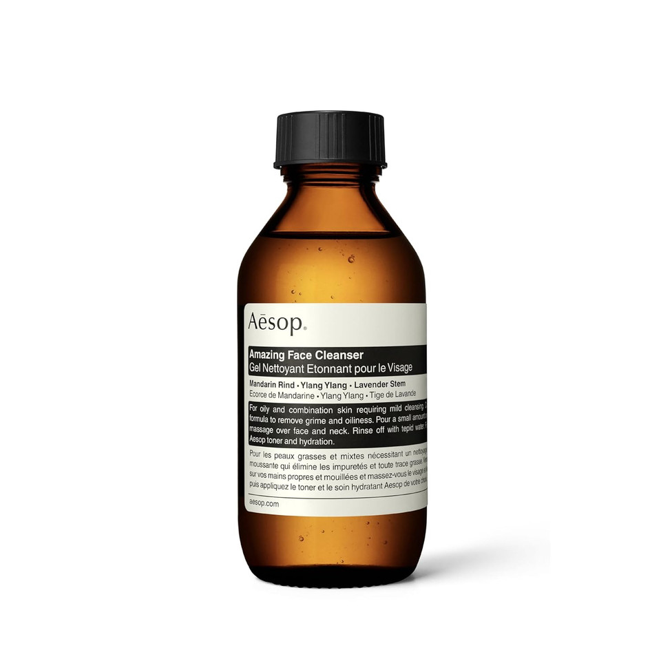 Aesop Amazing Face Cleanser | Non-Drying Daily Cleanser To Remove Grime And Oils | Cleanse And Refresh The Skin Without Disturbing Its Natural Balance | Travel Size | 3.3 Oz / 100 Ml