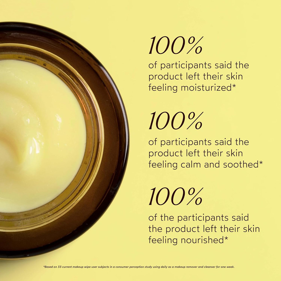 True Botanicals Ginger Turmeric Cleansing Balm | Removes Makeup, Sunscreen & Dirt - Not Moisture | Dermatologist Tested, All Natural, Vegan, Clinically Proven | 3.4 Fl Oz | 100 Ml