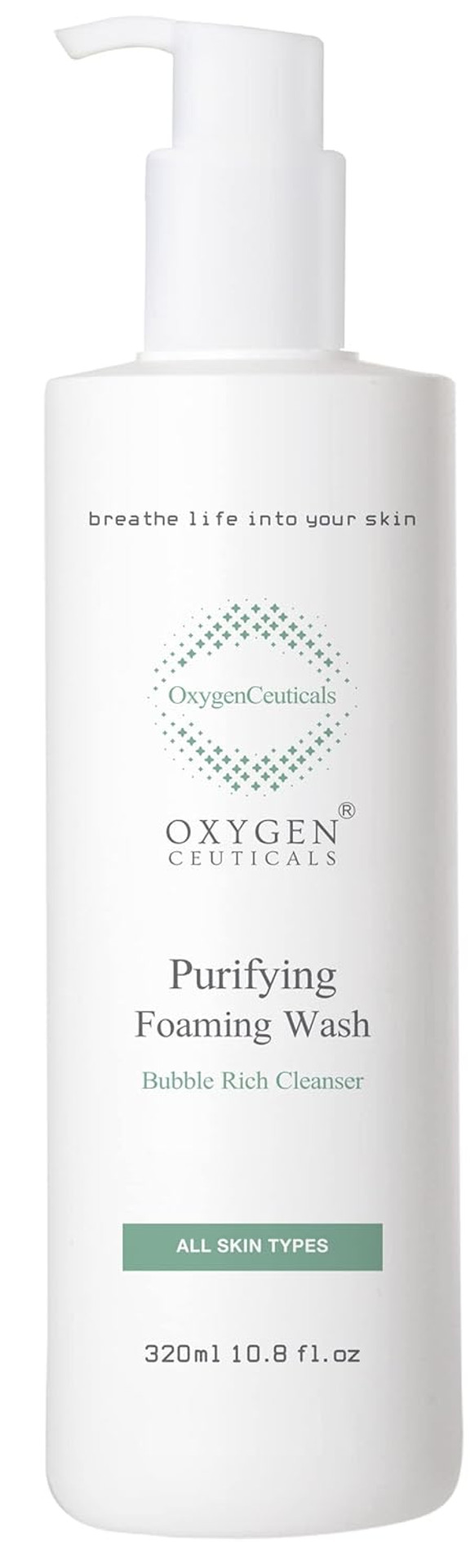 Purifying Foaming Wash, Anti-Acne Foaming Cleanser For Sensitive Skin, Acne-Prone, Oily Skin, 10.8 Oz (320Ml)