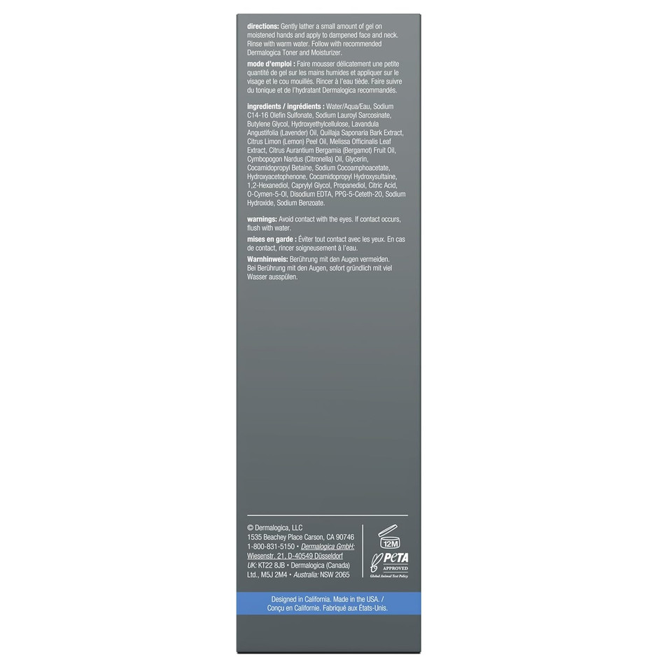 Dermalogica Special Cleansing Gel Gentle-Foaming Face Wash For Women And Men - Leaves Skin Feeling Smooth And Clean