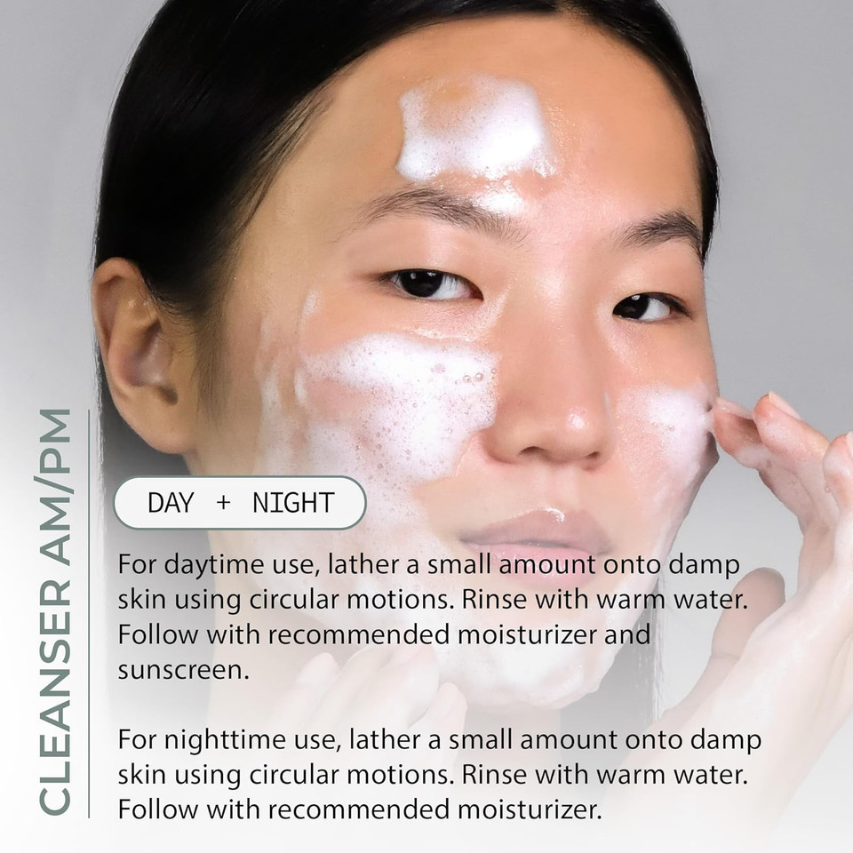 Cosmedix Clarify Salicylic Acid Foaming Face Wash For Women & Men - Exfoliating Facial Cleanser For Sensitive & Blemish-Prone Skin - Gentle Facewash With Aloe Vera For Glowing Skin, Gluten Free