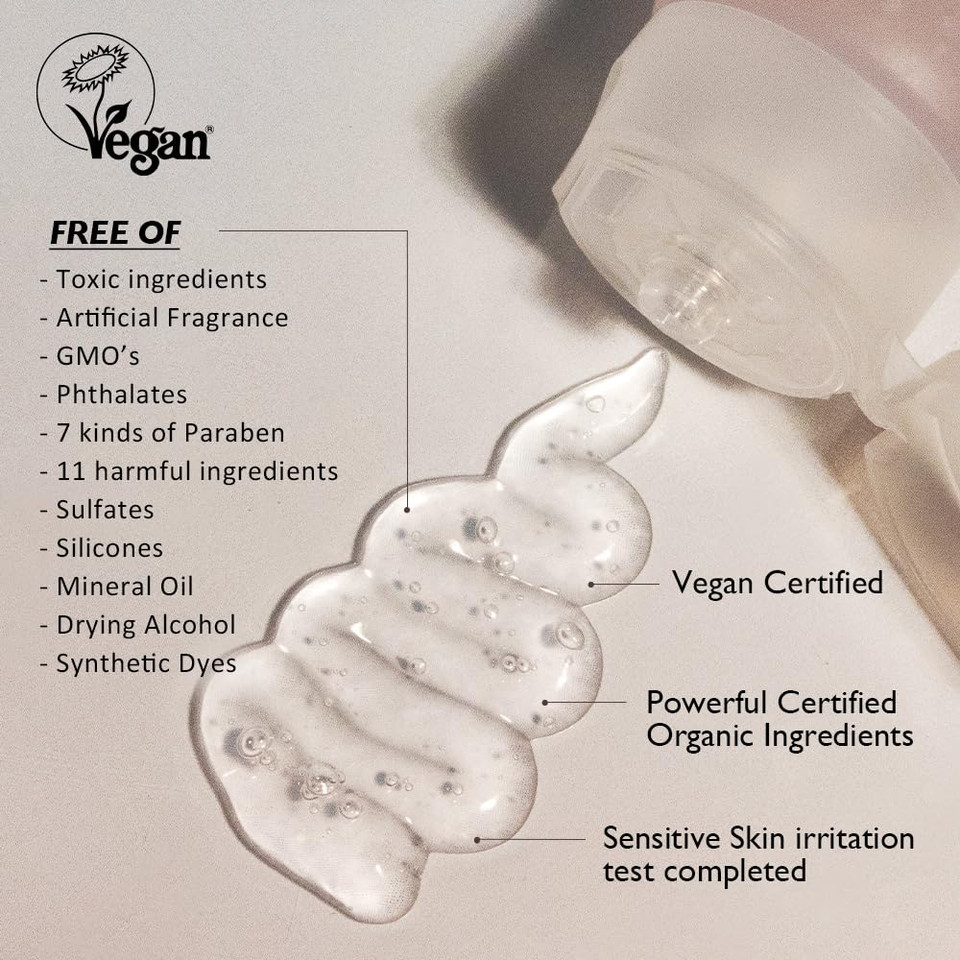 Haruharu Wonder Black Rice Triple Aha Gentle Cleansing Gel 3.38 Fl Oz, Hydrating Cleansing Gel, Gentle Exfoliating, Vegan, Travel Essentials, Korean Skincare