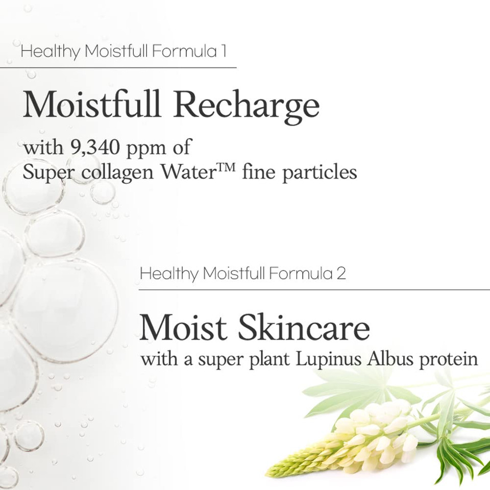 Etude Moistfull Collagen Cleansing Foam, Face Wash, Foam Cleanser, Super Collagen Water, Lupinus Albus Protein, Gentle Cleansing, Clinically Tested, Korean Skin Care, Beauty (5.29 Ounce)