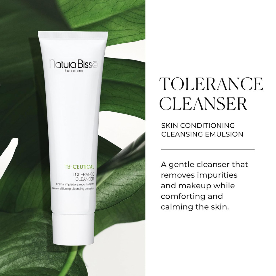 Natura Bissé Nb Ceutical Tolerance Cleanser, Skin Conditioning Cleansing Emulsion, Cleanses, Comforts & Soothes, For Delicate & Sensitive Skin, 5.3 Oz
