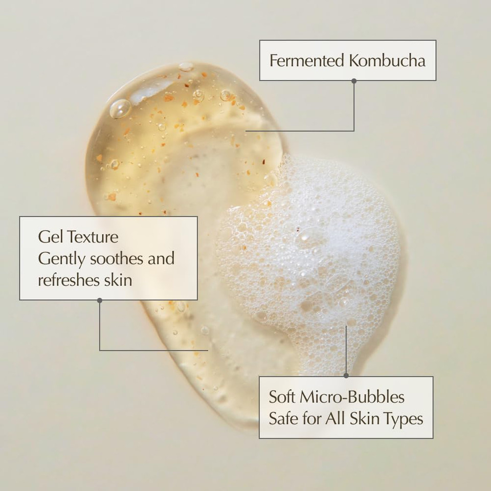 Kaine Kombu Hydrating Daily Cleanser | Deep Pore Gentle Face Cleanser For Dry & Sensitive Skin, Korean Skin Care 5.46 Fl Oz/155G