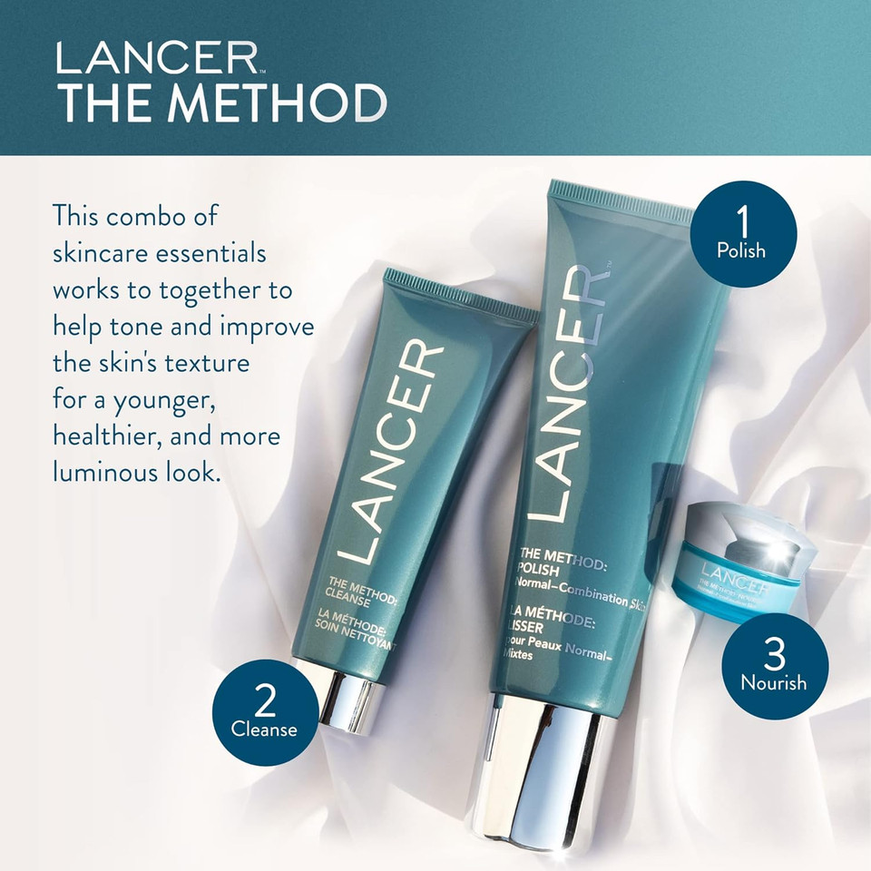 Lancer Skincare The Method: Cleanse Face Cleanser, Daily Face Wash With Salicylic Acid, Normal-Combination Skin, 2 Fluid Ounces
