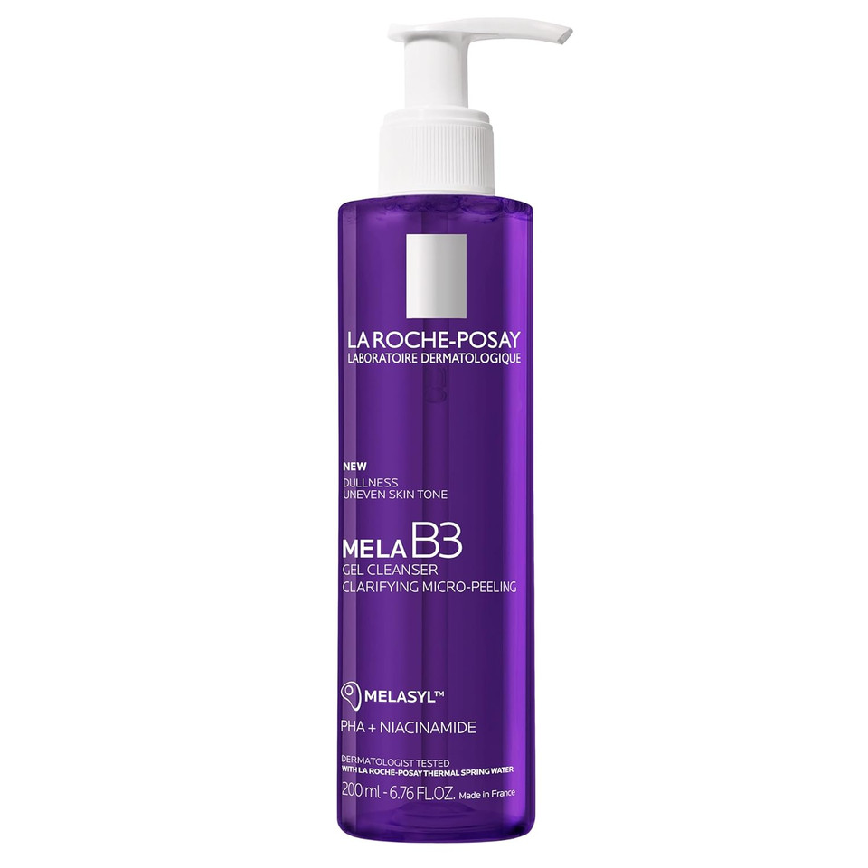 La Roche-Posay Mela B3 Gel Cleanser, Formulated With Melasyl + Niacinamide + Pha, Anti Aging Face Wash For Discoloration, Dark Spots & Post Acne Marks, Dark Spot Corrector, Oil Free & Soap Free