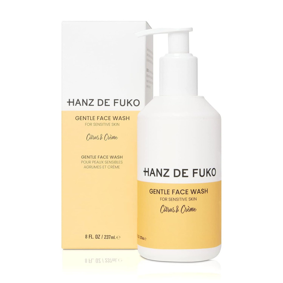 Hanz De Fuko Gentle Face Wash For Men & Women  Citrus & Creme Premium Facial Cleanser, Great For Sensitive Skin  Hypoallergenic Formula With Aloe Vera, Clove, Acai  Sulfate And Paraben Free  8 Oz