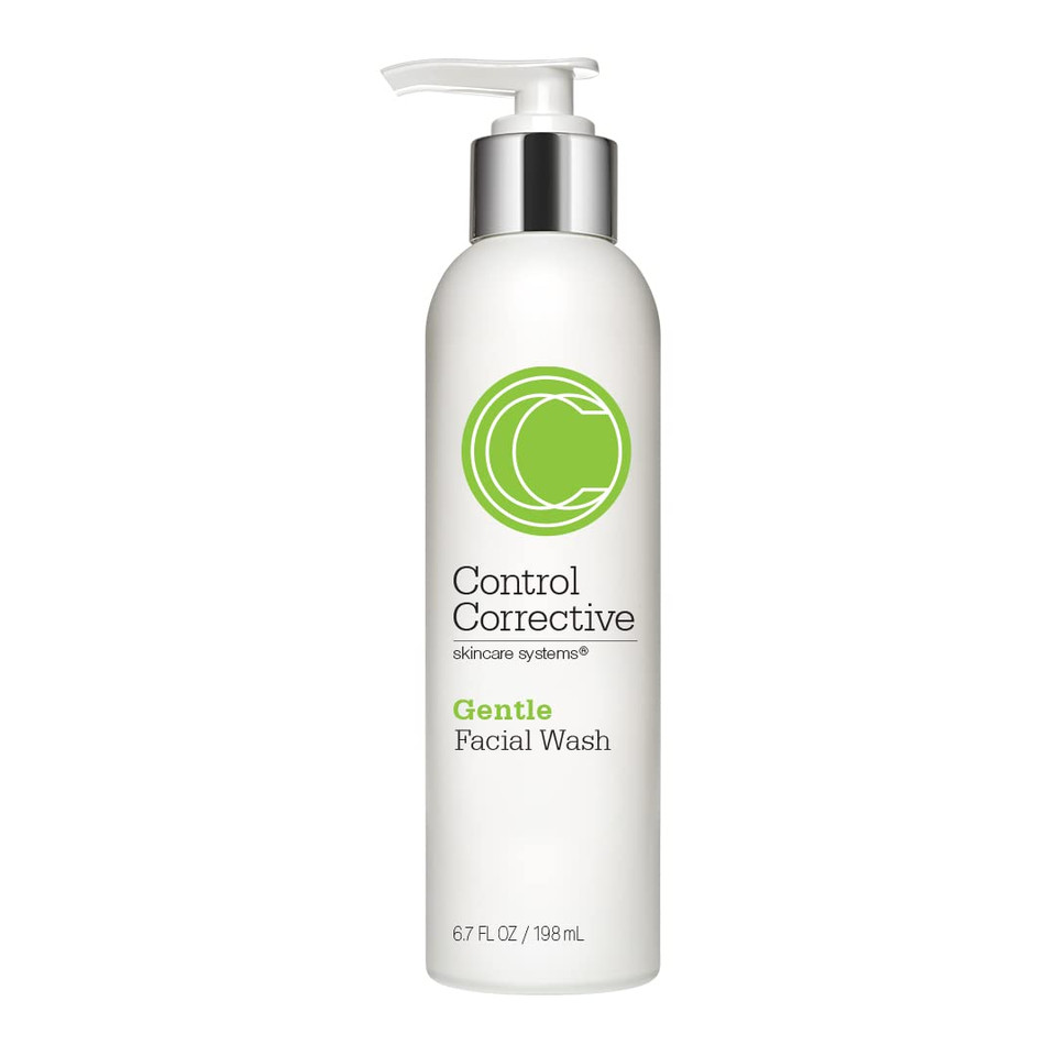 Control Corrective Gentle Facial Wash, 6.7 Oz - Hydrates, Normalizes & Restores Balance, For Normal Or Combination Skin, Aloe Vera Based, Lightly Foaming Cleanser, Gel To Foam