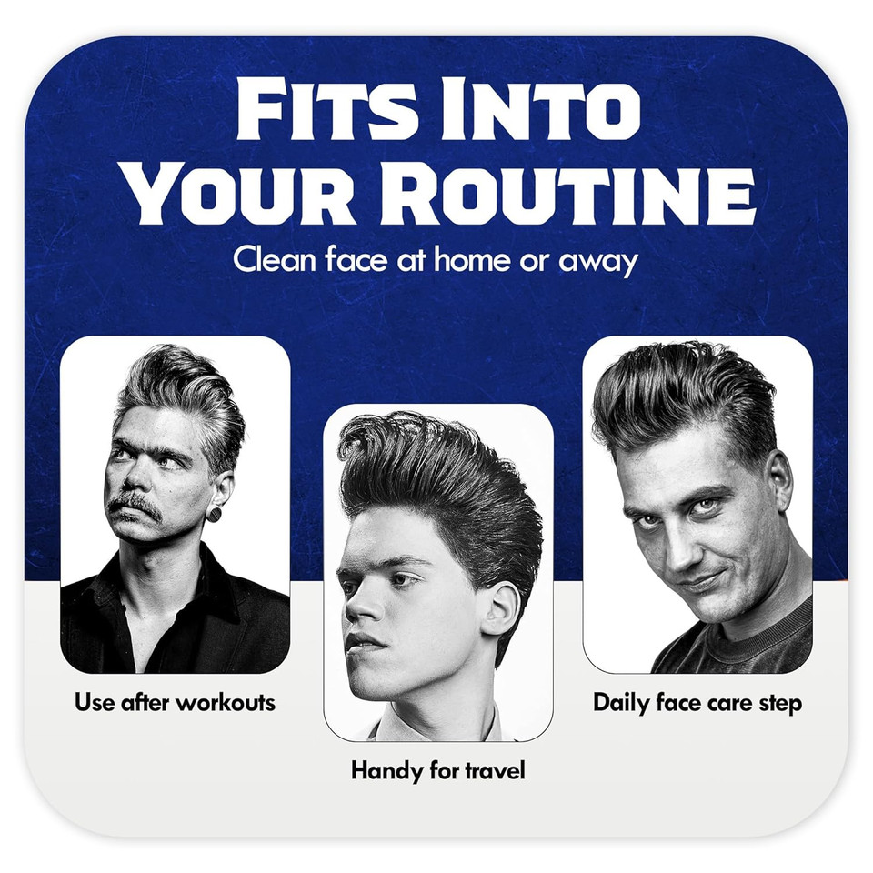 Reuzel Clean And Fresh Solid Face Wash Stick, Locks In Hydration, Cleansing, Moisturizing, Vegan Formula, Sulfate And Paraben Free, Light Maculine Scent, 1.7 Oz