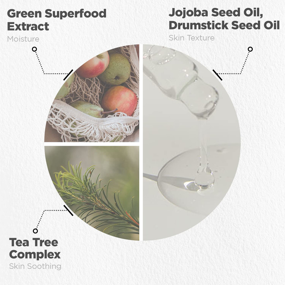 Soft Reset Green Cleansing Balm - Vegan Gentle Makeup Remover Sherbet Cleanser - Milky Oil Based Cleanser - Tea Tree Extract & Jojoba Oil - Hypoallergenic For Sensitive Skin, 3.38Oz