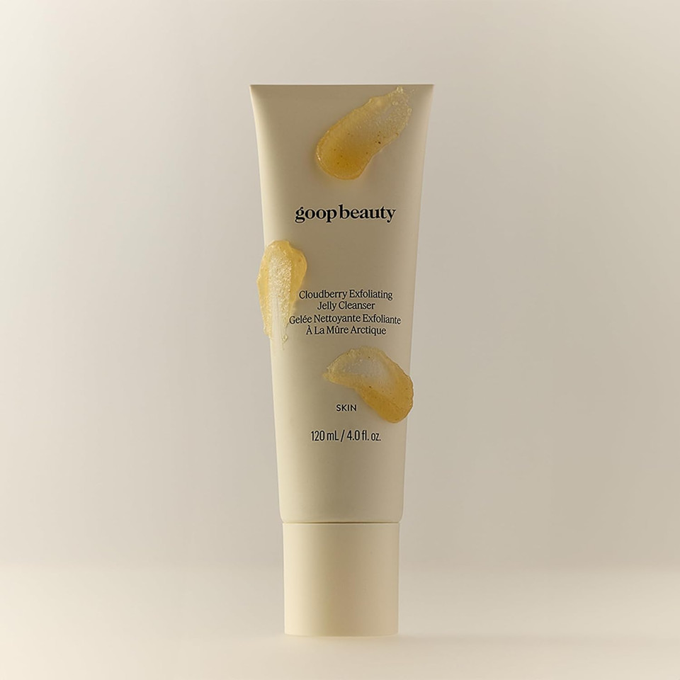 Goop Beauty Exfoliating Jelly Cleanser | Face Wash To Clean & Smooth Skin | Squalane, Kakadu Plum, & Vitamin C | Moisturizes & Soothes Skin | Paraben & Silicone Free | 4 Fl Oz