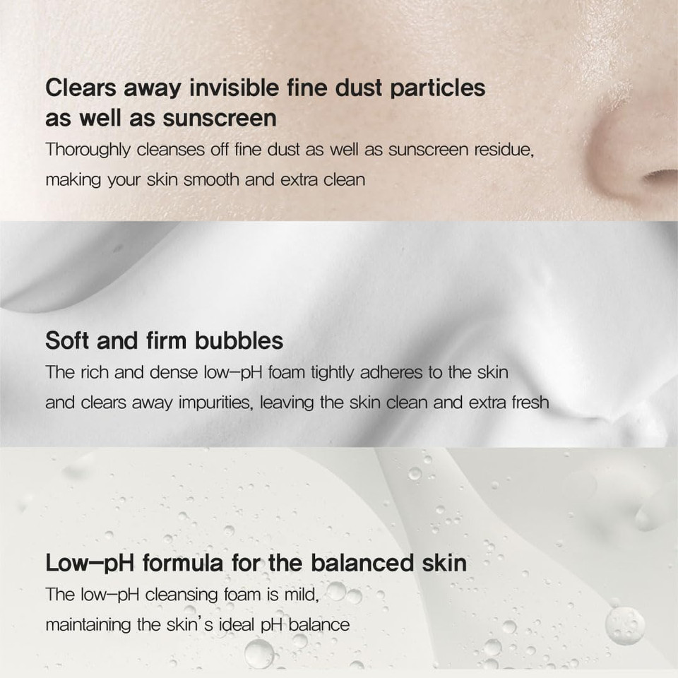 Heartleaf Calming Cleansing Foam - Korean Skincare Face Wash For Sensitive Skin, Makeup Remover & Hydrating Cleanser With Centella & Bamboo Extracts - Hypoallergenic & Ewg Green Ingredients, 120Ml