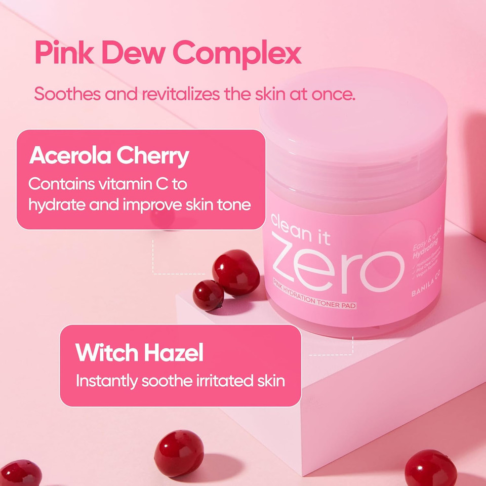 Banila Co Clean It Zero Green Peel Toner Pad | Vegan Korean Dual Textured For Gentle Exfoliating | Green Complex And Lha To Even Skin Texture And Remove Sebum | Hypoallergenic, Alcohol-Free (70Ea)