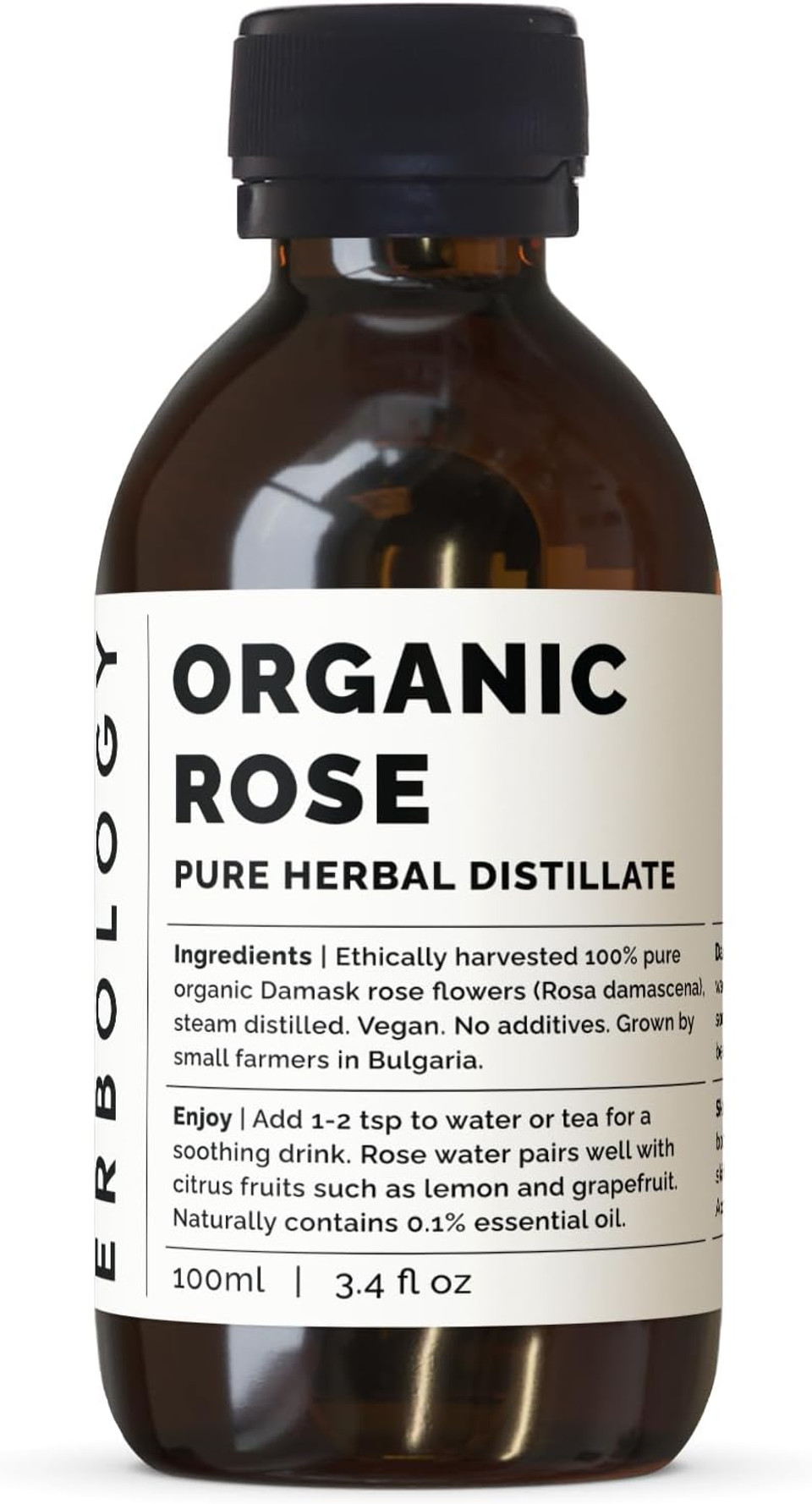 Erbology Organic Rosemary Water 3.4 Fl Oz - Premium Food Grade Hydrolate Of Rosemary - Healthy Hair - Small Batch - Sustainably Sourced Straight From Farm In Provence, France Erbology Organic Rosemary Water 3.4 Fl Oz - Premium Food Grade Hydrolate Of Rosemary - Healthy Hair - Small Batch - Sustainably Sourced Straight From Farm In Provence, France