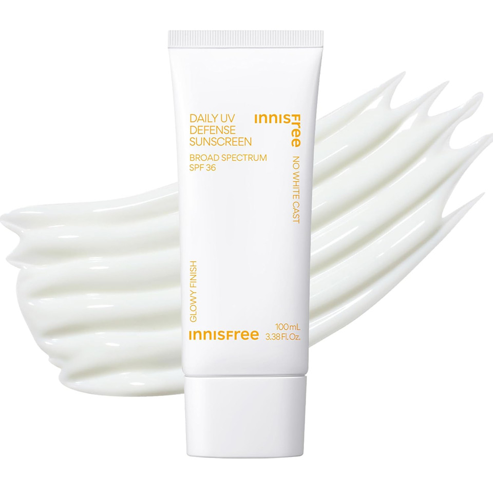 Innisfree Daily Uv Defense Spf 36  Korean Face Sunscreen, Invisible Finish, Broad Spectrum, No White Cast, Lightweight, Hydrating