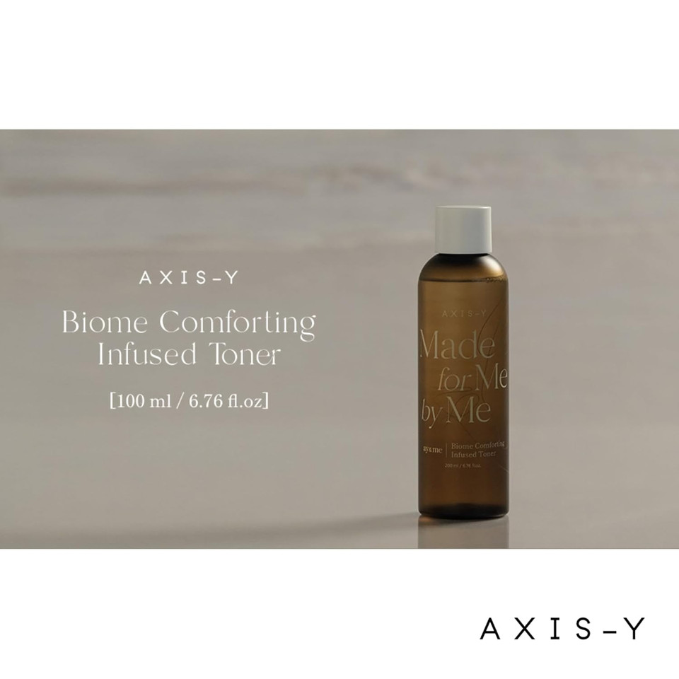 Axis-Y Biome Comforting Infused Toner With 5 Probiotics Complex, Mugwort & Centella Asiatica - Soothing, Moisturizing, Hydrating For All Skin Types - Korean Skin Care - 200Ml / 6.76 Fl. Oz