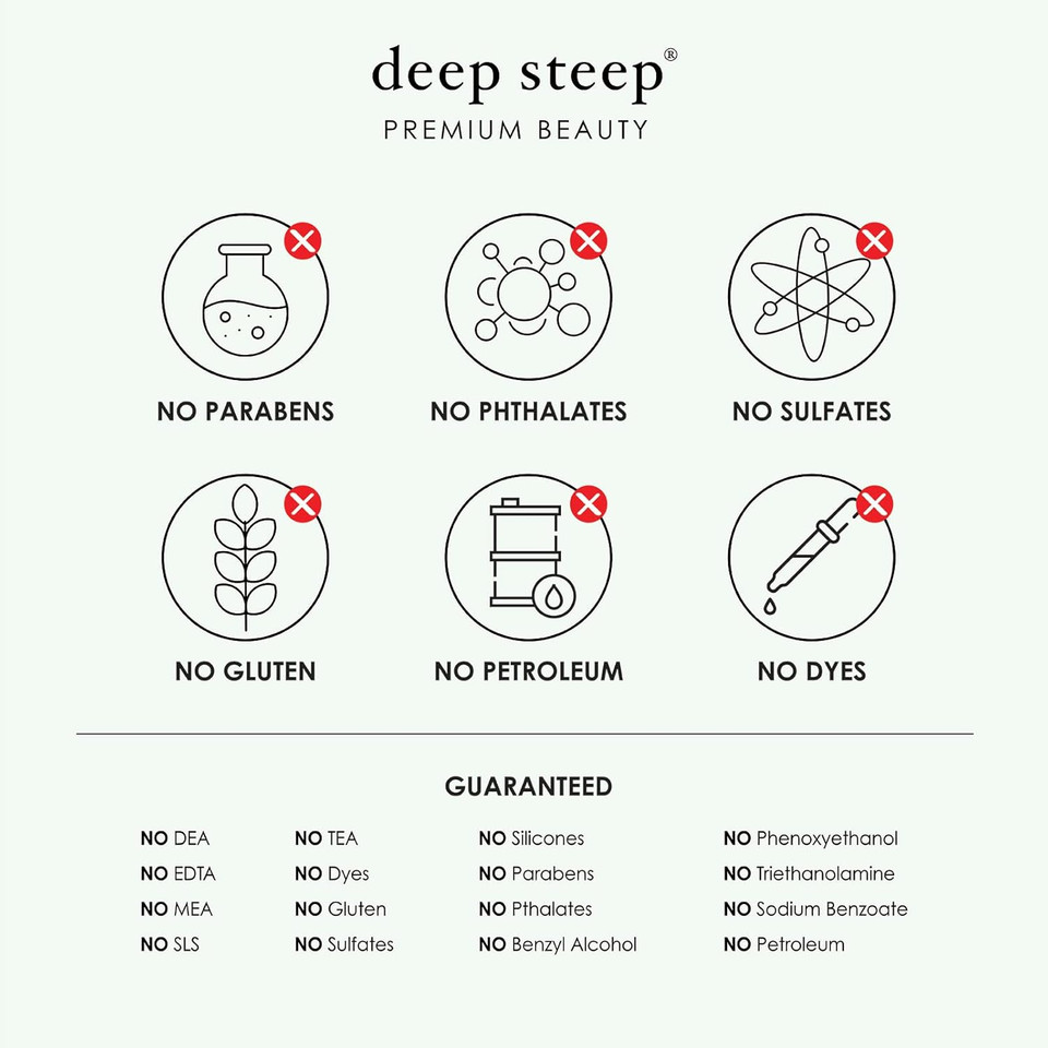 Deep Steep Sugar Scrub, Rosemary Mint, 8 Oz  Exfoliating Body Scrub With Organic Coconut Oil, Shea Butter & Argan Oil  Vegan, Clean Beauty, Smooth, Soft & Nourished Skin