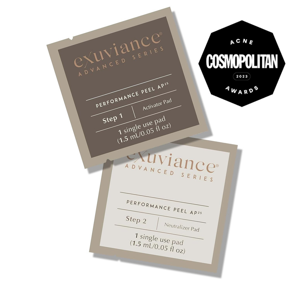 Exuviance Performance Peel Ap25, At-Home Chemical Peel With Glycolic Acid, Gently Refines Pores, Anti-Aging Peel, Treats Fine Lines, Wrinkles & Uneven Texture|Mandelic And Polyhydroxy Acids