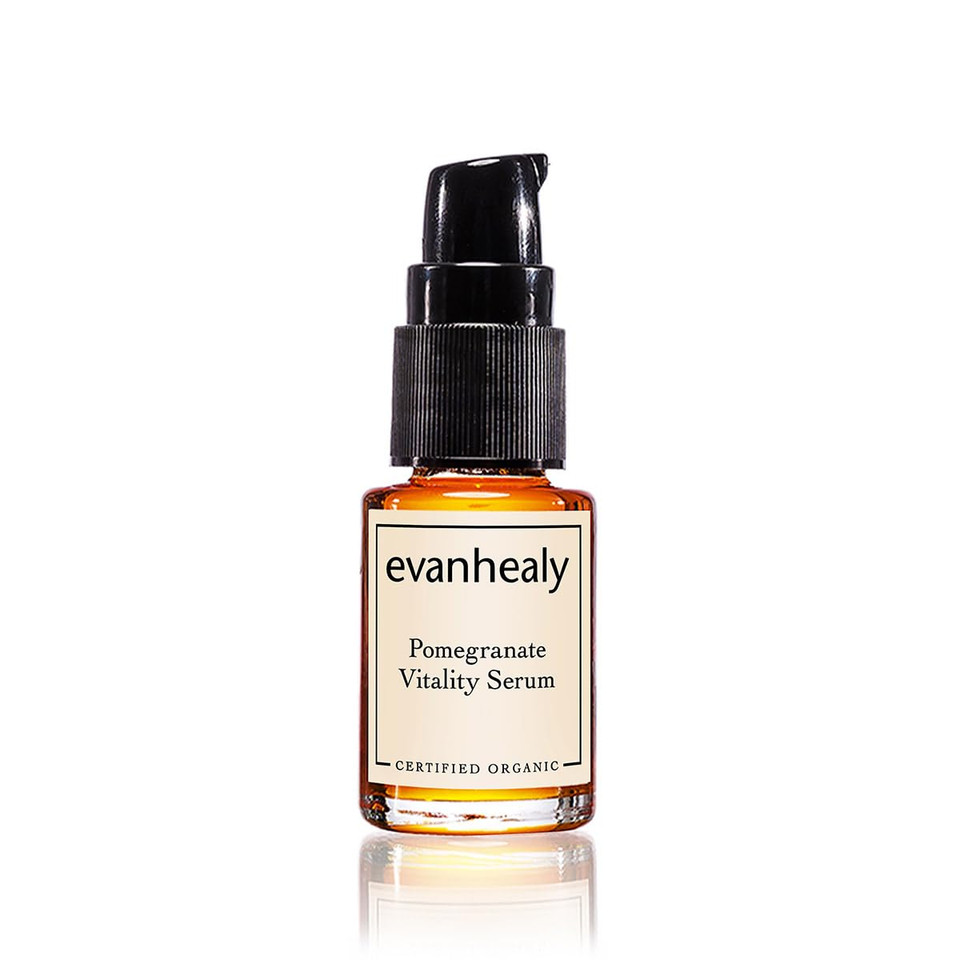 Evanhealy Pomegranate Vitality Serum | Organic Sea Buckthorn Berry Oil With Rosehip Seed | Balance, Moisturize, & Nourish Facial Skin