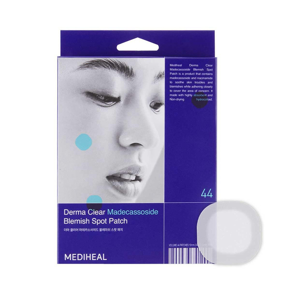 Mediheal Derma Clear Teatree Treatment Spot Patch (132 Counts) - Acne Relief, Oil And Moisture Balance With Teatree & Salicylic Acid