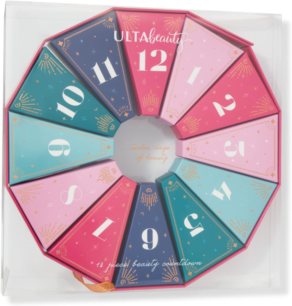 Ulta Beauty Collection Ulta 12 Days Of Beauty 2022-12 Piece Beauty Countdown Set - Makeup Advent Calendar