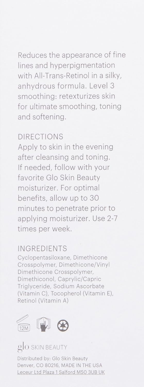 Glo Skin Beauty Retinol + Resurfacing Serum | Powerfully Smooths, Tones And Softens Skin