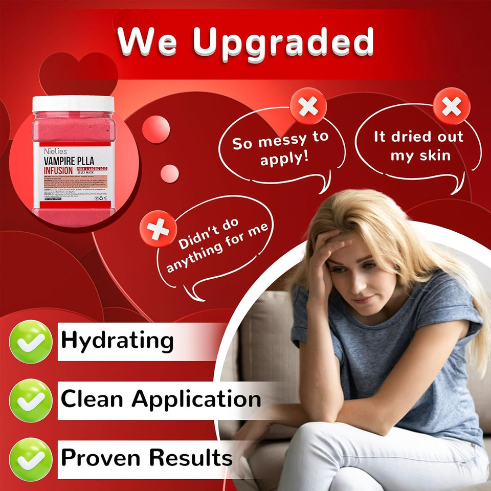 Jelly Mask For Faiclal Professional, Jelly Mask For Powder For Instant Hydration, Vegan Peel Off Face Mask, For Cleaning, Moisturizing (Vitamic C)