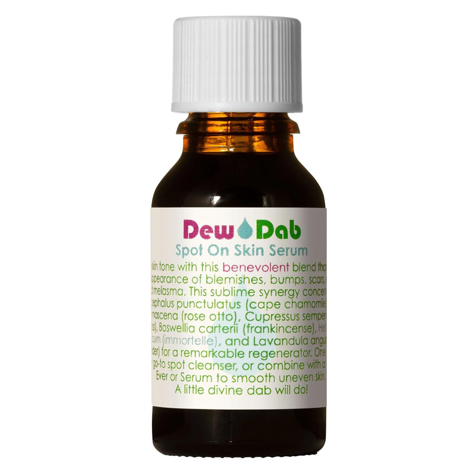 Living Libations - Organic Dewdab Acne Spot Treatment | Natural, Wildcrafted, Clean Beauty (.5 Fl Oz | 15 Ml)