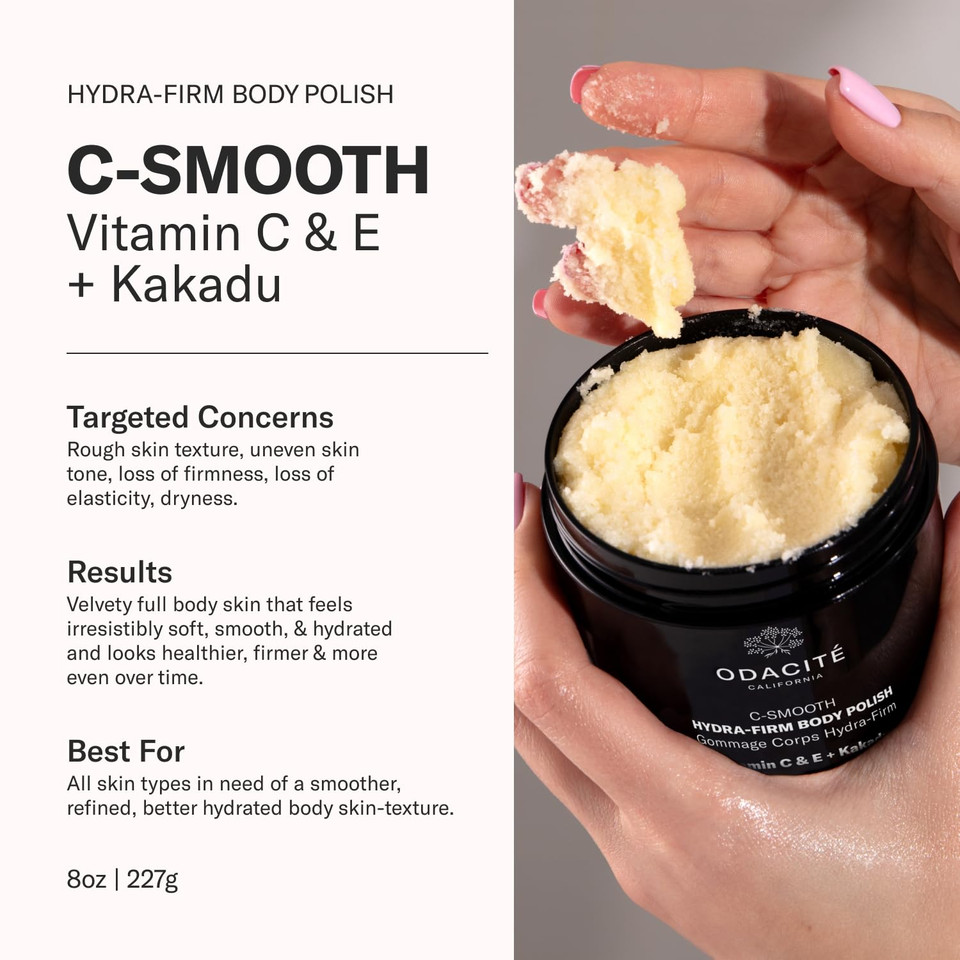 Odacité Jojoba Pearls Daily Hydra-Exfoliant - Hydrating & Firming Formula - Vegan Skincare - Sensitive Skin Friendly - For All Skin Types - 1.69 Oz