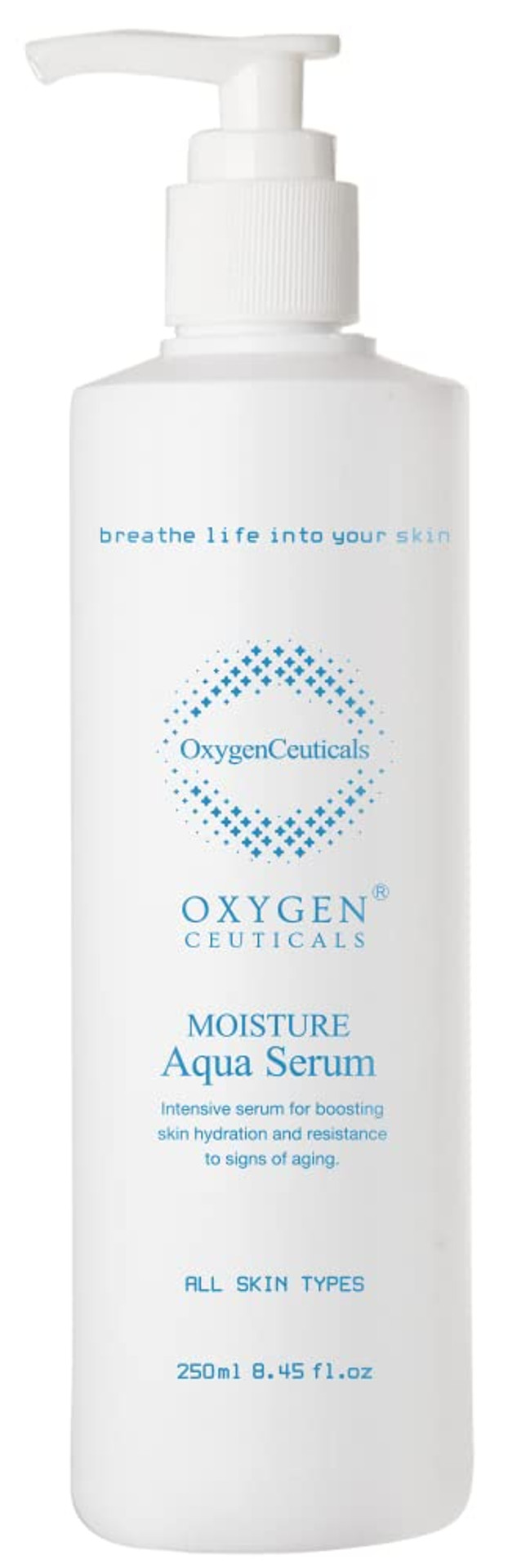 Moisture Aqua Serum (250Ml / 8.45 Oz)  Ultra-Intensive Hydrating Water-Based Gel Serum For Dry, Flaky Skin With Hyaluronic Acid And Jojoba Oil