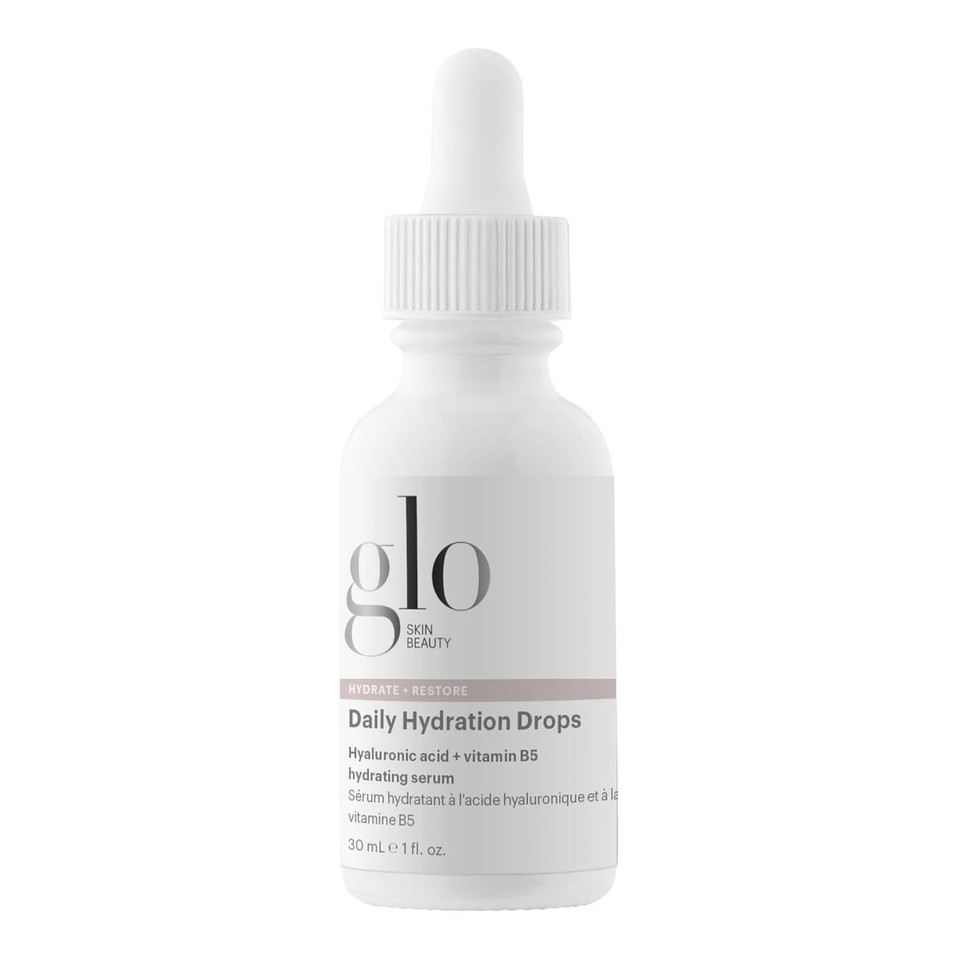 Glo Skin Beauty Daily Hydration Drops - Hyaluronic Acid & Vitamin B5 Hydrating Face Serum