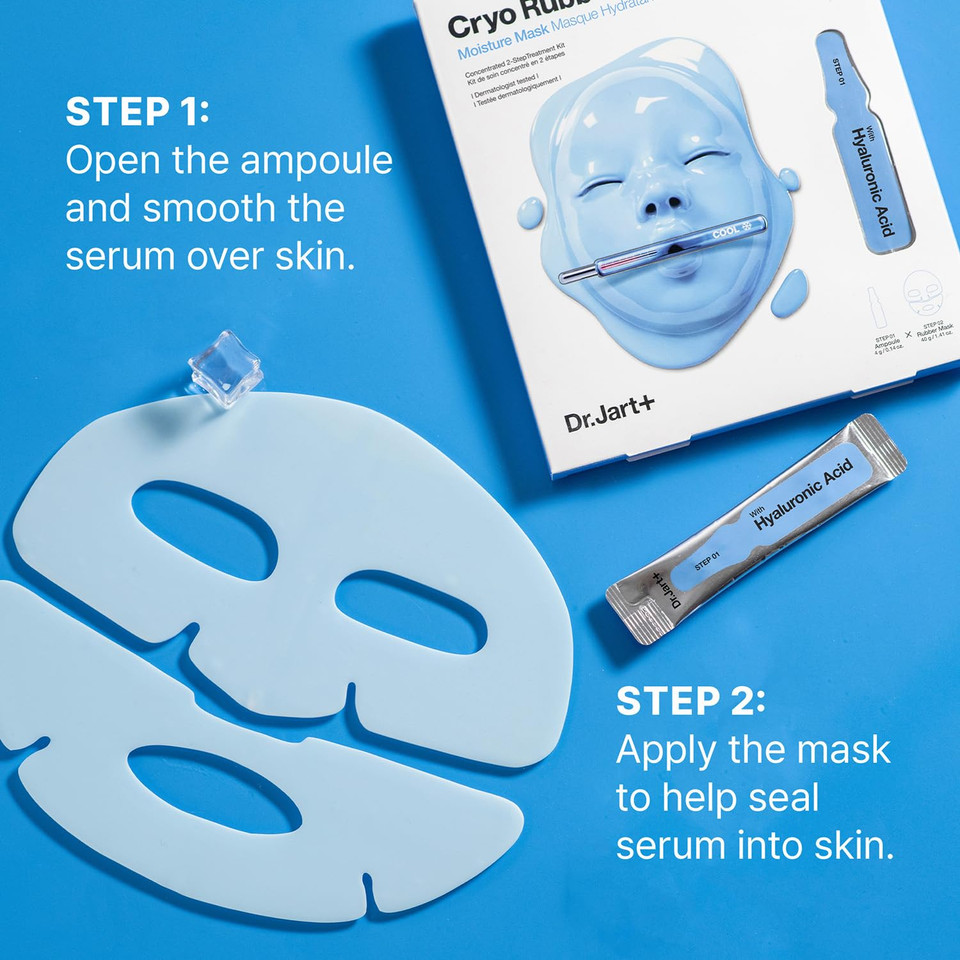 Dr.Jart+ Cryo Rubber Face Mask With Moisturizing Hyaluronic Acid | Korean Skin Care