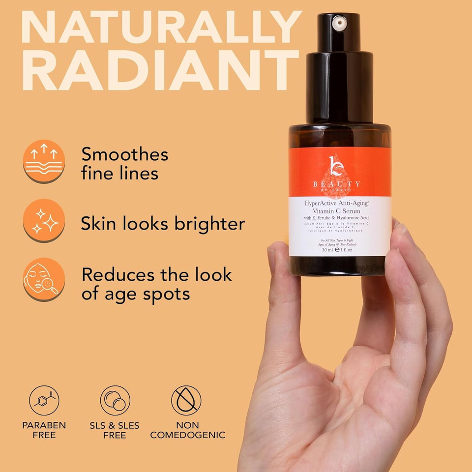 Vitamin C Face Serum - Usa Made With Natural & Organic Ingredients, Skin Brightening Vitamin C Serum For Face For Women, Discoloration Correcting & Anti Aging Facial Formula With Antioxidants