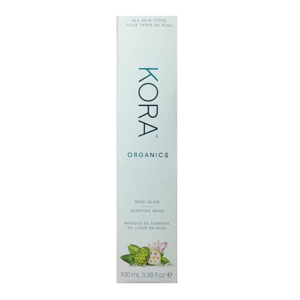 Kora Organics Noni Glow Sleeping Mask, Hydrate & Plump, Certified Organic, Cruelty-Free, 3.38 Fl Oz