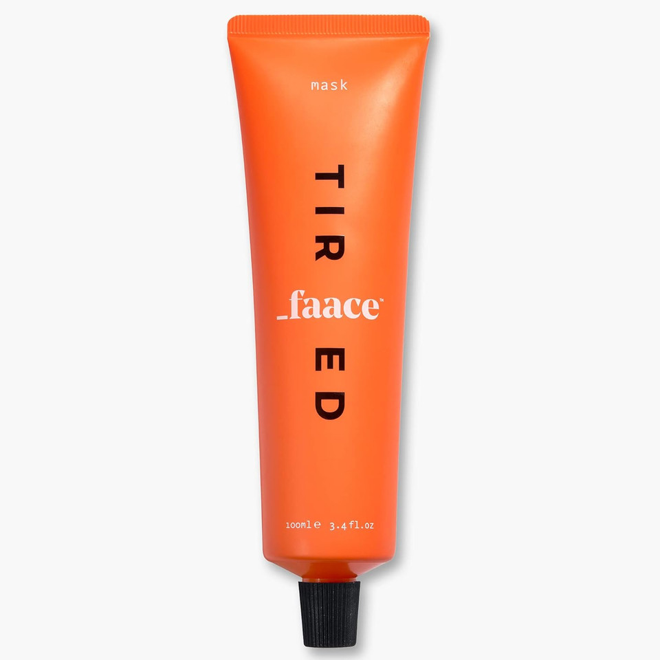 Faace Tired Face Mask Beauty - Vegan Daily Face Gel For All Skin Types - Vitamin C, Hyaluronic Acid, Aloe Vera Plant And Rosehip Oil - Cruelty-Free & Organic Skincare - 40 Uses - 100 Ml